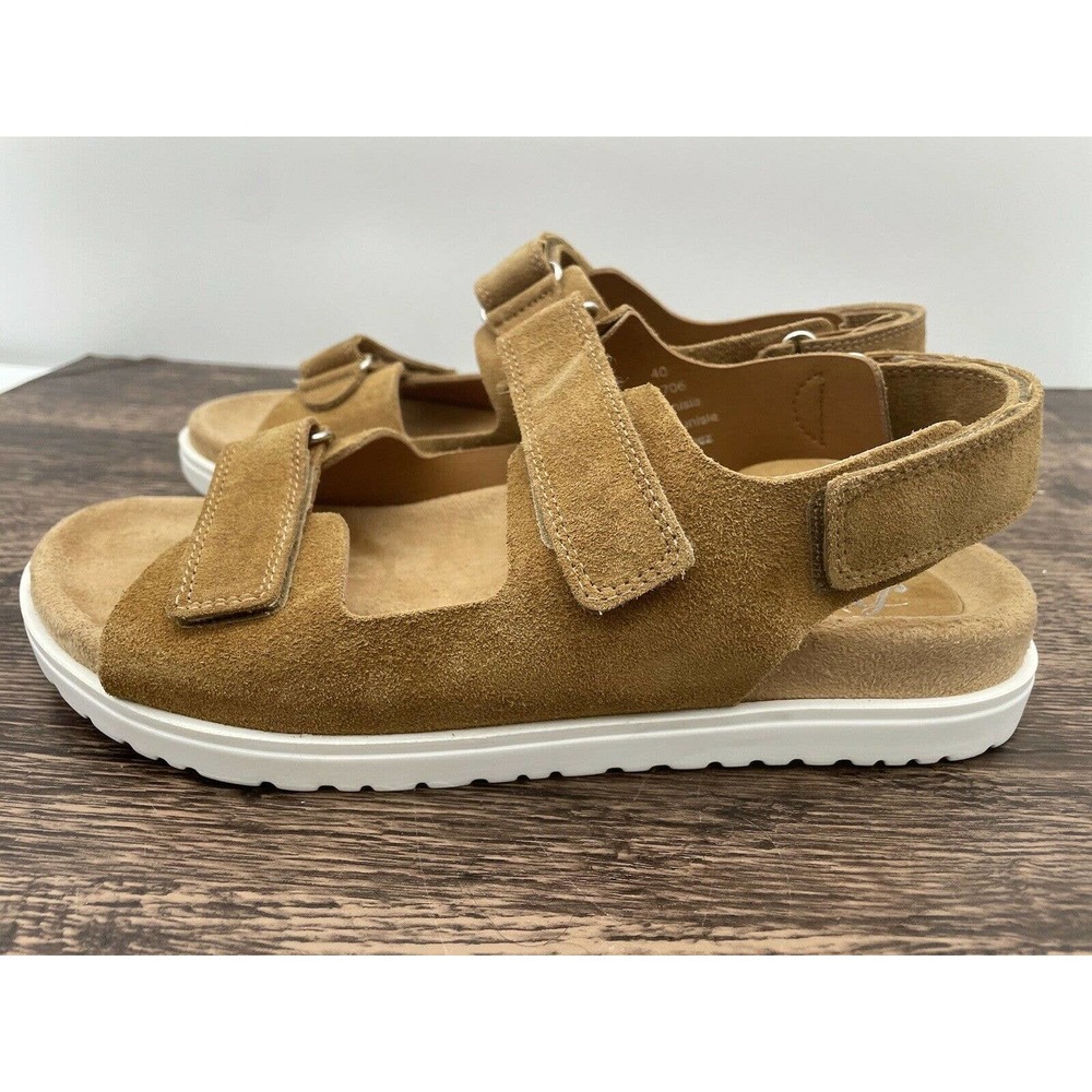 Free People New Moon Suede Open Toe Sandals - Picture 6 of 10